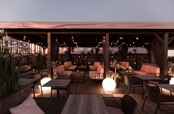 LOOP HOTEL terrace, Vilnius